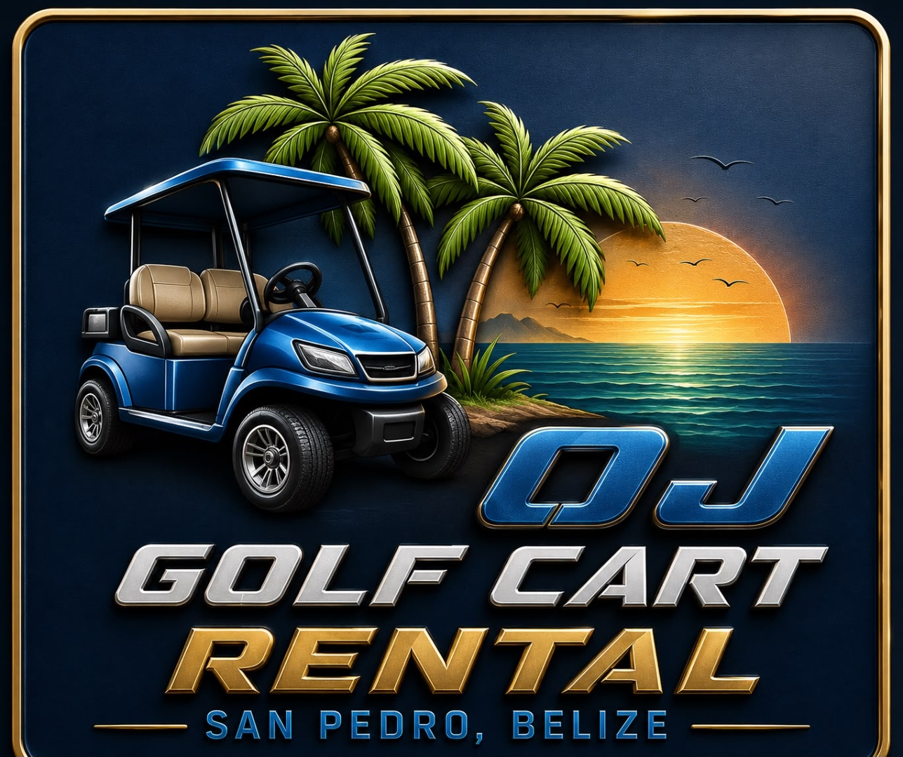 OJ Golf Cart Rental — San Pedro, Belize